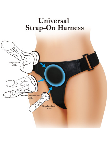 Uprząż strap-on - Harness Briefs Black