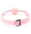 Różowy knebel ball gag
