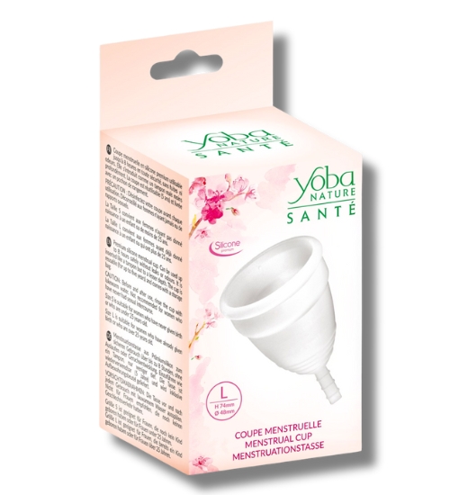 Kubeczek menstruacyjny L z woreczkiem