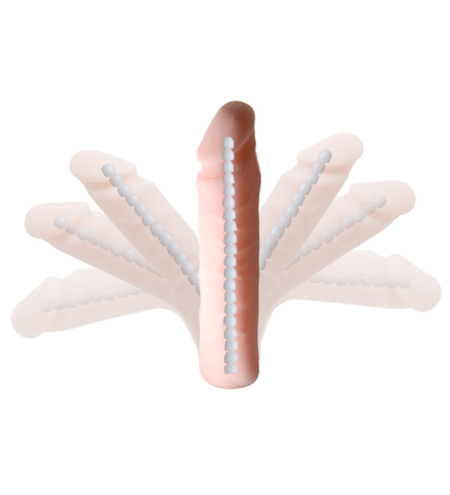 Proteza z kręgosłupem z cyberskóry