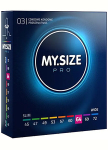 Prezerwatywy MY.SIZE Pro 64 mm - 3 szt