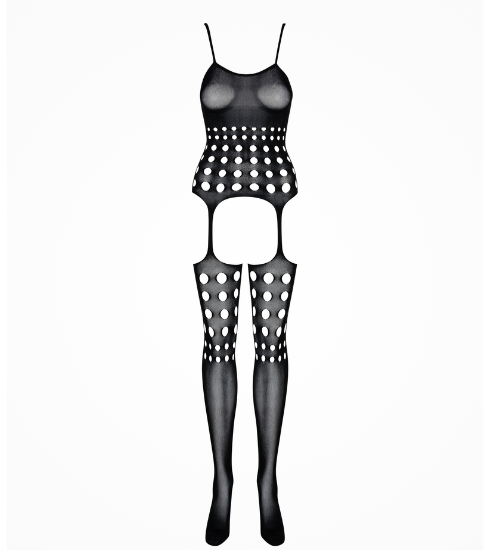 Kuszące oczkowe body - Obsessive