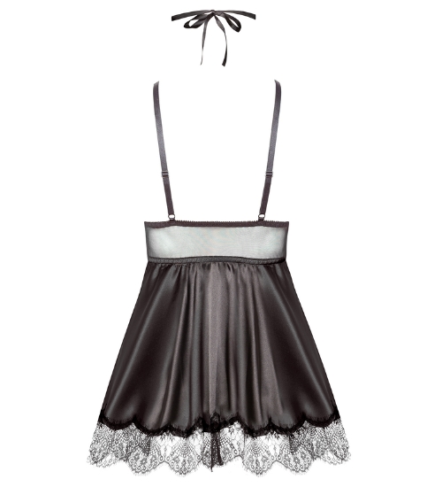 Intrygujący komplet + stringi + maska