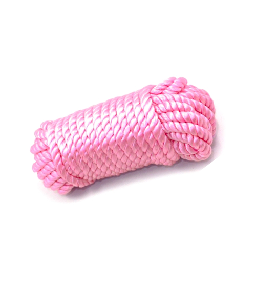 Różowa lina shibari 10m