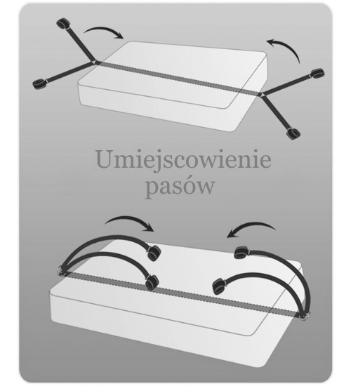 Zestaw do krępowania pod materac