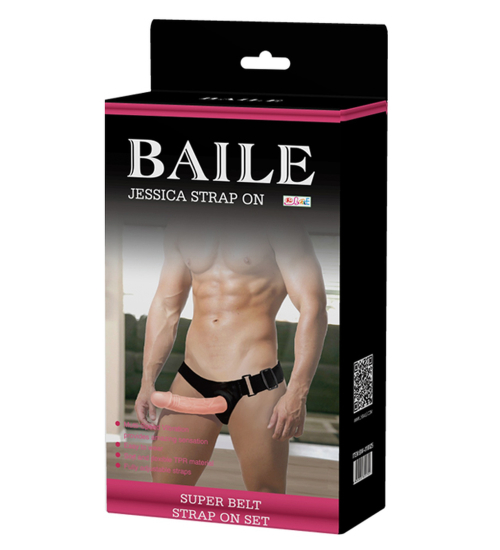 Wibrujący penis na szelkach