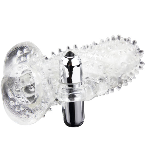 Wibrująca nakładka ze stymulatorem