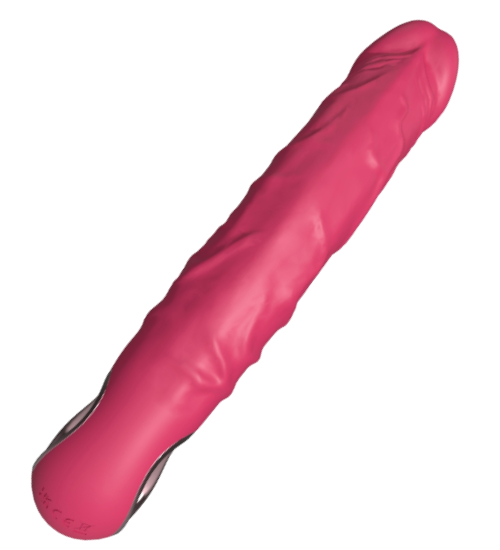 Realistyczny różowy wibrator - 10 trybów wibracji