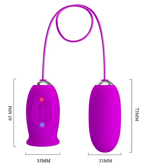 Wibrujące jajeczko + języczek