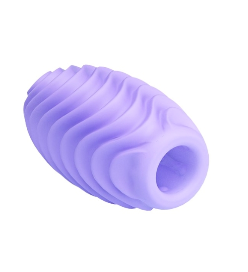 Dyskretny fioletowy masturbator w jajku