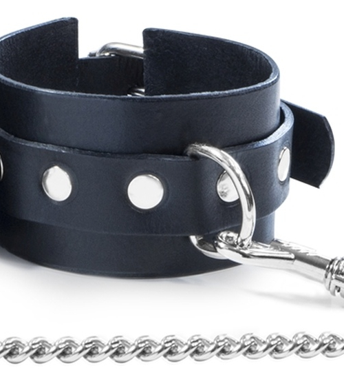 Kajdanki męskie skórzane