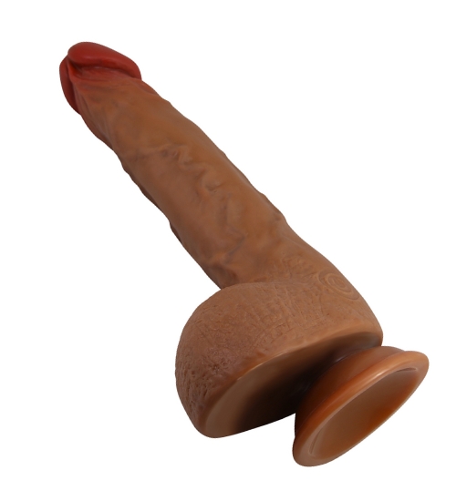 Realistyczny wibrator rotacyjny z przyssawką