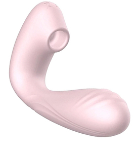 Wibrator waginalny z stymulatorem łechtaczki