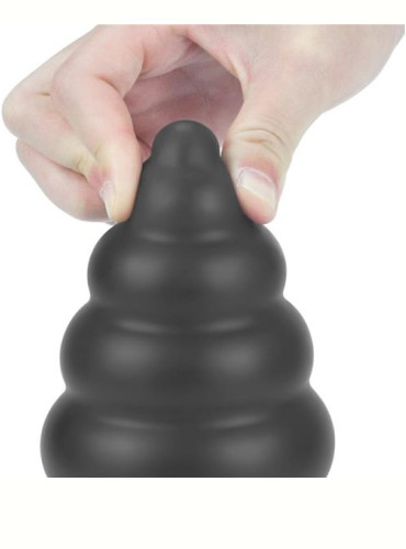 Duży wibracyjny korek analny