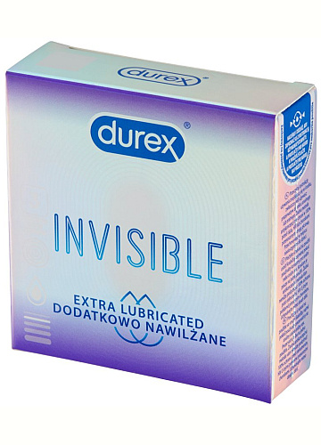 Extra nawilżane prezerwatywy Durex 3 szt
