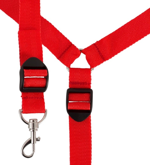 Czerwony zestaw do krępowania na łóżko