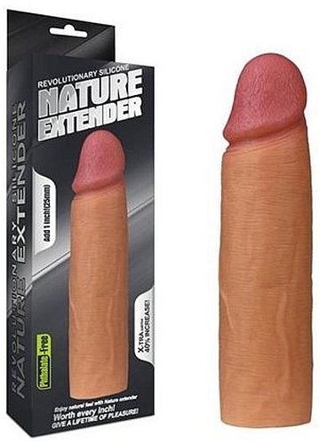 Nakładka wydłużająca imitująca męskiego penisa