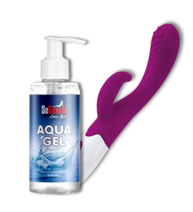 Wibrator Deep Fantasy + Aqua Gel - żel poślizgowy 150 ml