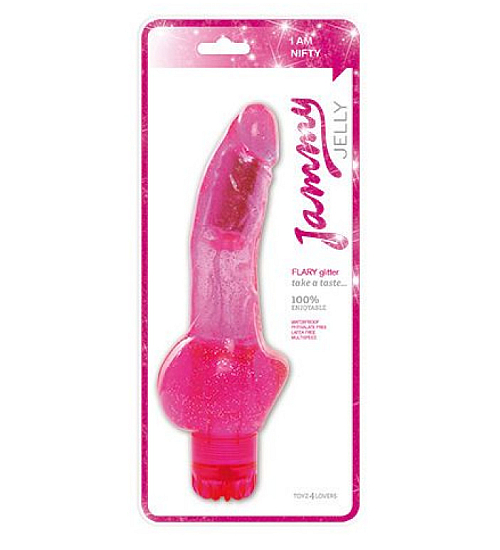 Piękny wibrator brokatowy