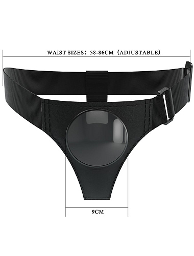 Uprząż strap-on - Harness Briefs Black
