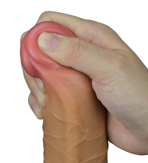 Rotacyjne dildo 20cm z bezprzewodowym pilotem