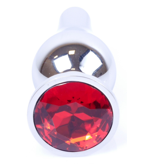 Metalowy plug analny z kryształem
