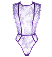 Fioletowe koronkowe body Emiliana