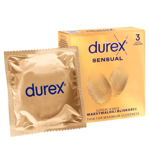 Supercienkie Durex Sensual 3szt.