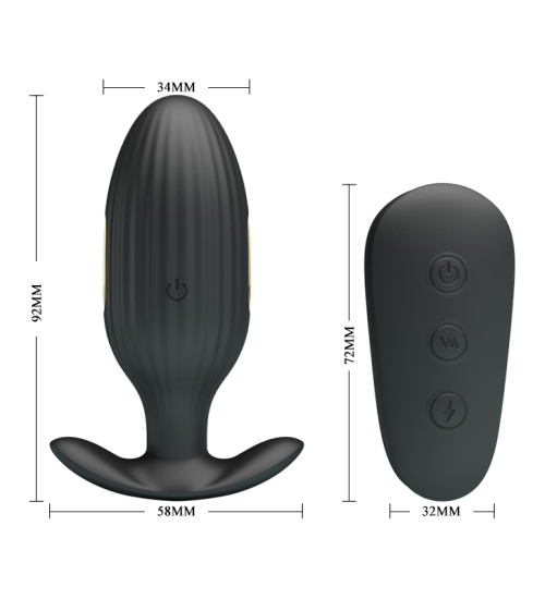 Pozłacany korek z prądem i pilotem