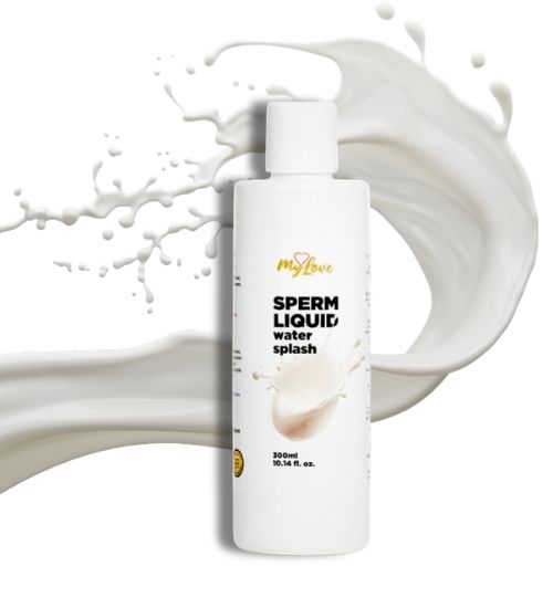 Sztuczna sperma MyLove Sperm w dużej 300 ml buteleczce