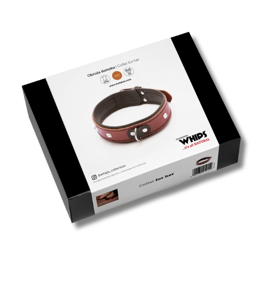 Piękna obroża bez smyczy dla kobiet