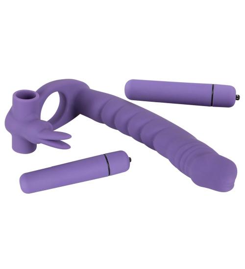 Porator analny z wibracjami - 100% silicon