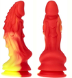 Ogniste dildo z przyssawką