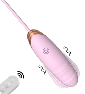 Różowe jajeczko posuwiste sterowane pilotem