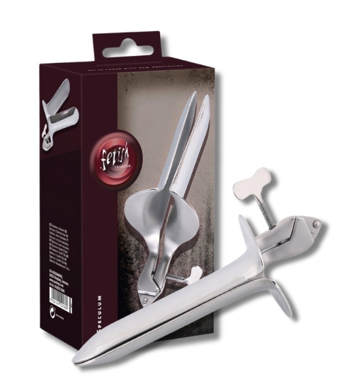 Metalowy wziernik waginalno - analny