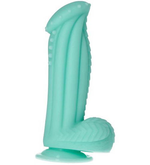 Niebieskie Monster dildo z przyssawką