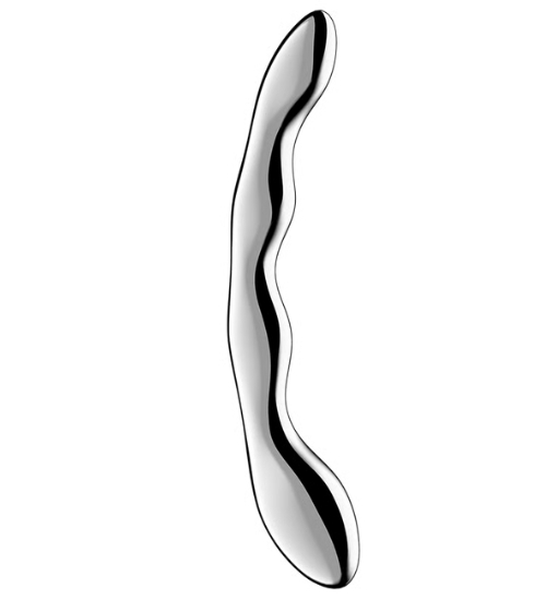 Faliste stalowe dildo