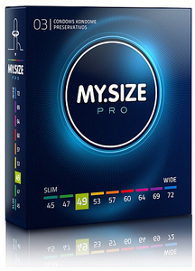 Prezerwatywy MY.SIZE Pro 49 mm - 3 szt