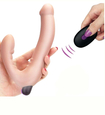 Strap-on z wibracjami bez szelek