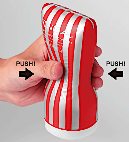 Tenga squeeze tube Cup - oczy w oczy