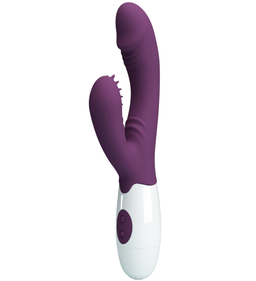 Wibrator z ruchomą wypustką