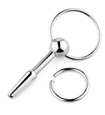 Metalowy dilator z otworem 