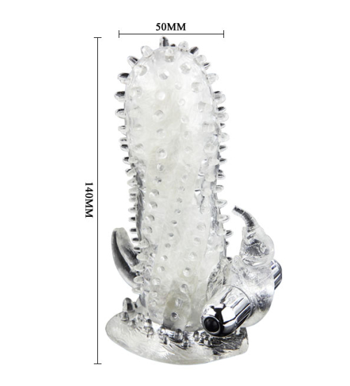 Wibrująca nakładka ze stymulatorem
