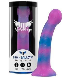 Galaktyczne silikonowe dildo z brokatem