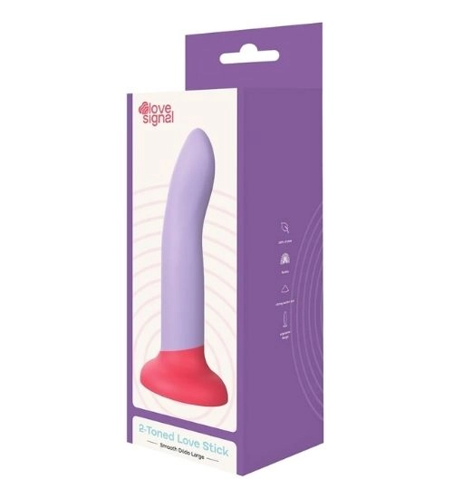 Sprężyste fioletowe dildo z czerwoną przyssawką