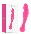Dwustronne różowe dildo z silikonu