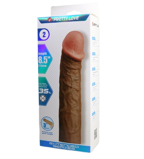 Nakładka wydłużająca penisa o 7,6 cm