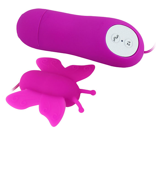 Wibrujący motylek - 12 trybów wibracji