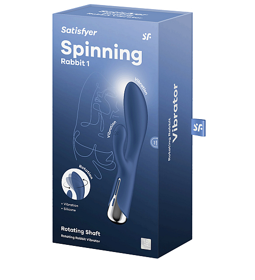 Obrotowy wibrator z wypustką na łechtaczkę