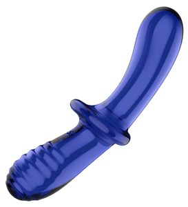 Szklane dildo z pierścieniem